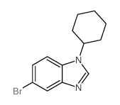 5-Bromo-1-cyclohexyl-1H-benzo[d]imidazole Structure