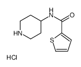 噻吩-2-羧酸哌啶-4-基酰胺盐酸盐结构式