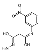 3-hydrazinyl-N-(3-nitrophenyl)-3-oxopropanamide结构式