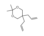 5,5-bis(2-propenyl)-2,2-dimethyl-1,3-dioxane Structure