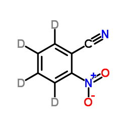 2-Nitrobenzonitrile-d4 Structure