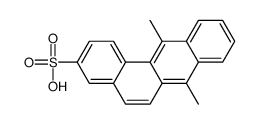 7,12-dimethylbenzo[a]anthracene-3-sulfonic acid结构式