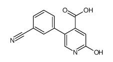 5-(3-cyanophenyl)-2-oxo-1H-pyridine-4-carboxylic acid Structure