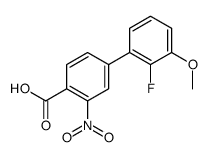 4-(2-fluoro-3-methoxyphenyl)-2-nitrobenzoic acid Structure