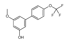 3-methoxy-5-[4-(trifluoromethoxy)phenyl]phenol Structure
