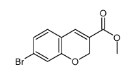 7-溴-2H-色烯-3-羧酸甲酯结构式