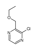 2-氯-3-乙氧基甲基-吡嗪结构式