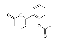 (Z)-1-acetoxy-1-(2-acetoxyphenyl)-1,3-butadiene Structure