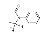 N-ethyl[2H2]acetanilide结构式