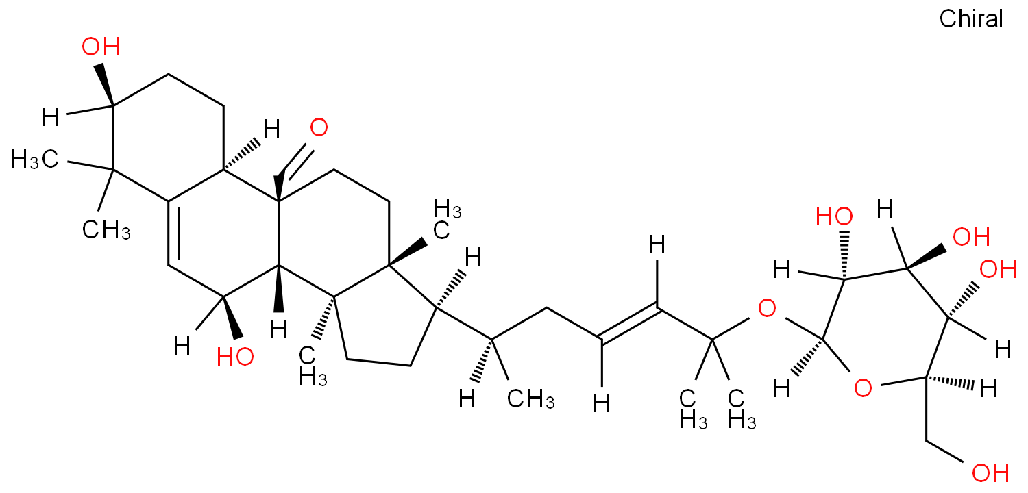 苦瓜皂苷 X结构式
