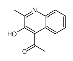 1-(3-羟基-2-甲基喹啉-4-基)乙酮结构式
