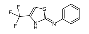 N-Phenyl-4-(trifluoromethyl)-1,3-thiazol-2-amine Structure