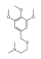 N,N-dimethyl-2-[(3,4,5-trimethoxyphenyl)methoxy]ethanamine结构式