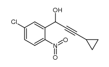 1-(5-chloro-2-nitrophenyl)-3-cyclopropylprop-2-yn-1-ol Structure