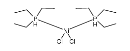 bis(triethylphosphane)nickel(II) chloride Structure