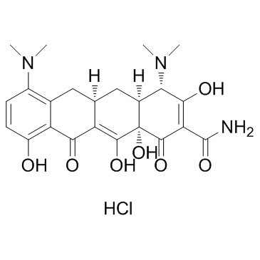 Minocycline hydrochloride structure