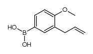 4-methoxy-3-allyl-1-phenylboronic acid Structure