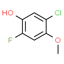 5-Chloro-2-fluoro-4-methoxyphenol Structure
