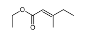 ethyl 3-methylpent-2-enoate结构式