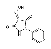 4-hydroxyimino-1-phenylpyrazolidine-3,5-dione结构式
