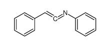 N-(2-Phenylethenylidene)aniline结构式