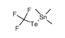 trifluoromethyl trimethylstannyl telluride Structure