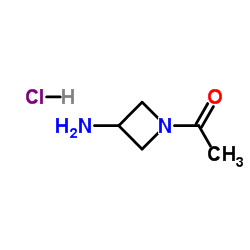 1-(3-aminoazetidin-1-yl)ethan-1-one hydrochloride structure