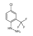 (4-CHLORO-2-(TRIFLUOROMETHYL)PHENYL)HYDRAZINE Structure