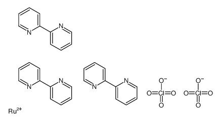 三(2,2'-联吡啶)钌二(高氯酸)盐结构式