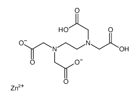 zinc,2-[2-[carboxylatomethyl(carboxymethyl)amino]ethyl-(carboxymethyl)amino]acetate结构式
