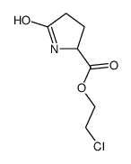 2-chloroethyl 5-oxopyrrolidine-2-carboxylate Structure