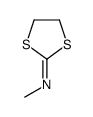N-methyl-1,3-dithiolan-2-imine结构式