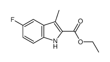 ethyl 5-fluoro-3-methyl-1H-indole-2-carboxylate Structure