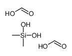 dihydroxy(dimethyl)silane,formic acid Structure