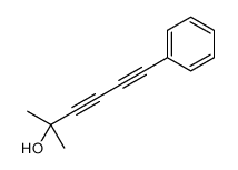 2-methyl-6-phenylhexa-3,5-diyn-2-ol结构式