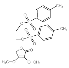 L-Ascorbic acid, 2,3-di-O-methyl-, bis(4-methylbenzenesulfonate) (en) Structure