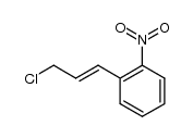 3-Chlor-1-(2-nitro-phenyl)-prop-1-en结构式