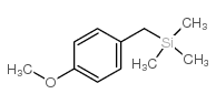 (4-甲氧基苄基)-三甲基硅烷结构式