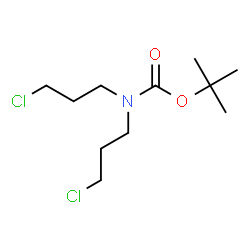 tert-butyl bis(3-chloropropyl)carbamate结构式