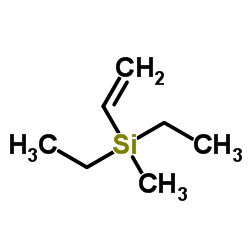 Diethyl(methyl)vinylsilane Structure