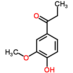 3-Methoxy-4-hydroxypropiophenone Structure