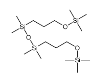 2,2,7,7,9,9,14,14-octamethyl-3,8,13-trioxa-2,7,9,14-tetrasilapentadecane Structure