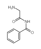 Benzamide,N-(2-aminoacetyl)- Structure
