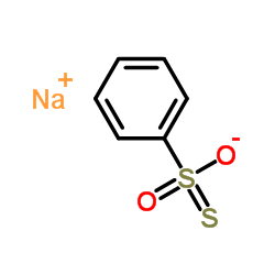 Sodium benzenesulfonothioate structure