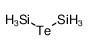 Tellurium, bis(trimethylsilyl)- Structure