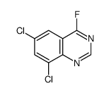6,8-dichloro-4-fluoroquinazoline Structure