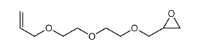 2-[2-(2-prop-2-enoxyethoxy)ethoxymethyl]oxirane结构式
