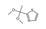 2-(1,1-二甲氧基乙基)噻唑结构式
