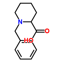 1-苄基哌啶-2-羧酸结构式