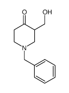 1-benzyl-3-(hydroxymethyl)piperidin-4-one Structure